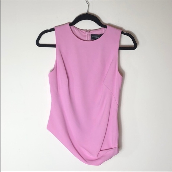 Brandon Maxwell Pink Asymmetrical Top NWT - Picture 4 of 11